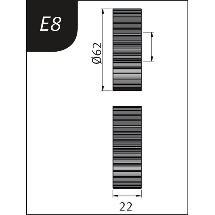 Actual product image Metallkraft Bending roller set type E8, Ø 62 x 36 x 22 mm