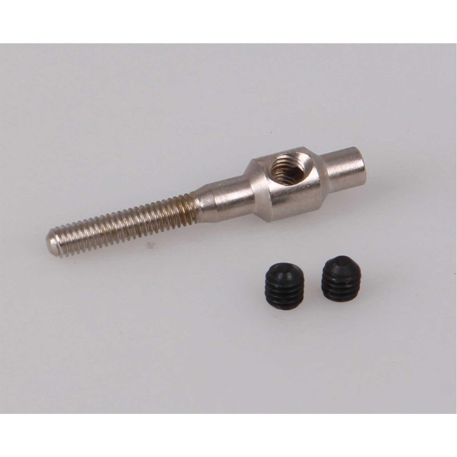 Modellbau Lindinger gewindehülse m2 bohrung 2,1mm 5stk.