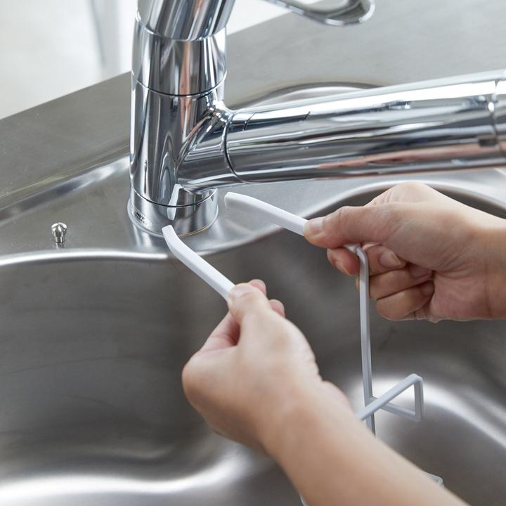 Actual product image Yamazaki 2-fold hanging sponge holder TOWER