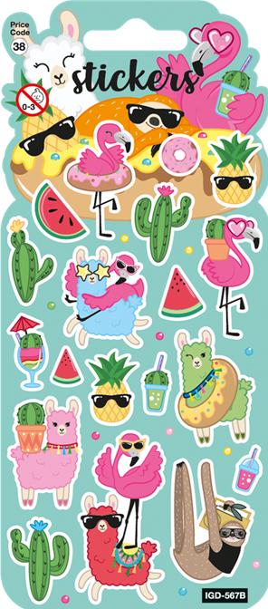 Produktbild Card Group Stickers Lama with Friends
