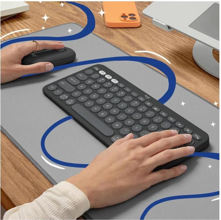 Image du produit Logitech Pebble Keys 2 K380S (ING. Int., Sans fil)