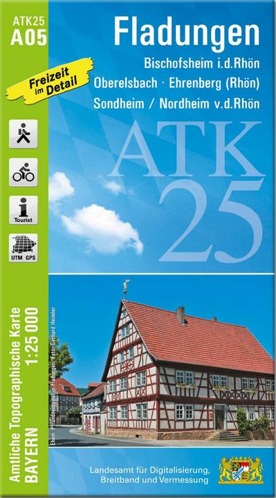 Actual product image ATK25-A05 Fladungen (Amtl.Top.Kte)
