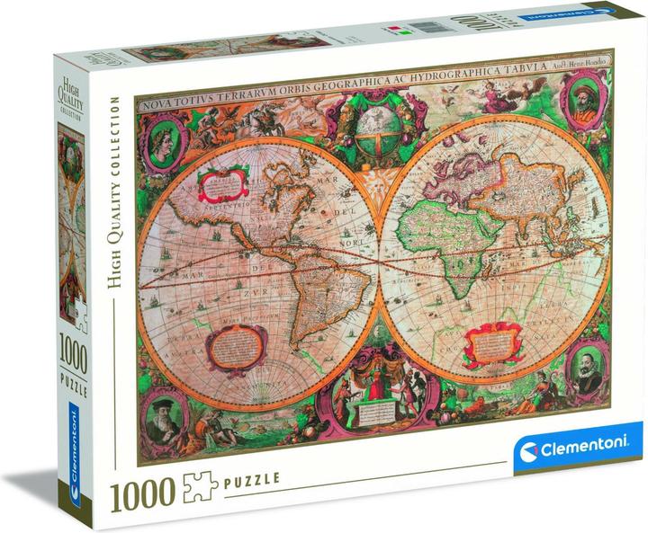 Actual product image Clementoni Puzzle Old Map g (1000 pieces)