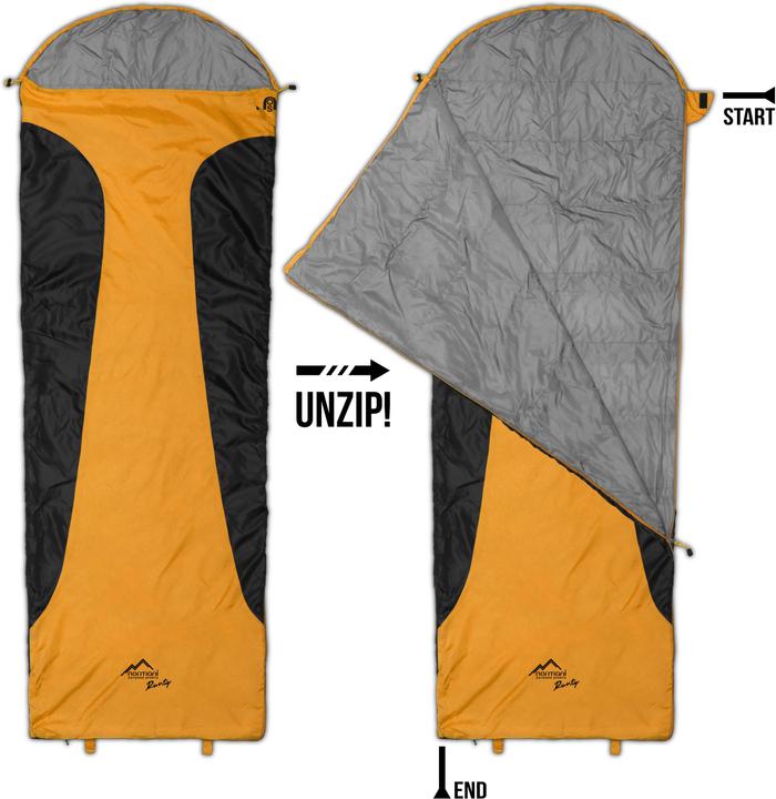 Actual product image Normani Ultralight sleeping bag Runty (210 cm)