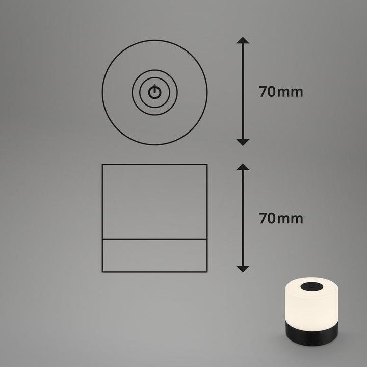 Image du produit Briloner Lampe de table LED rechargeable (150 lm)