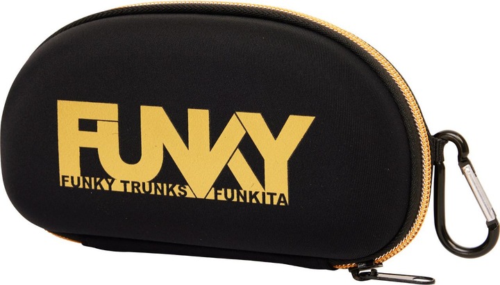 Funky Trunks Case Closed Goggle Case Black Attack