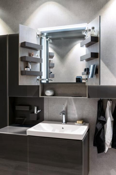 Image du produit Geberit Acanto kit paroi magnétique 500649, 499x388x75mm