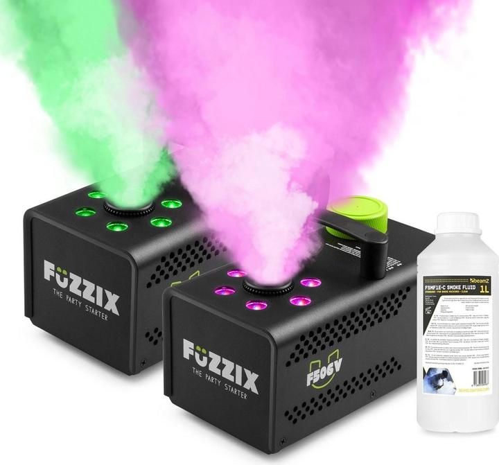 Actual product image Fuzzix Party Smoke Machine Duo