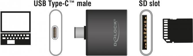 Actual product image Delock 91498 (USB-C)