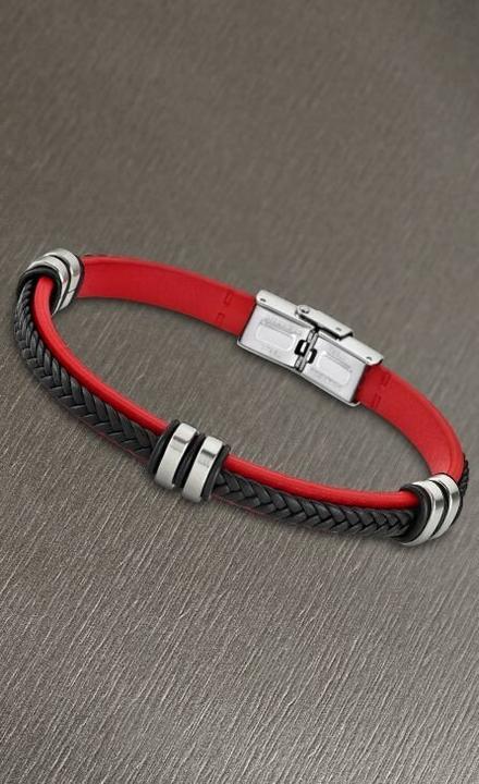 Produktbild Lotus Style - Men Ìs leather bracelet LS1829-2 / 3 (M) (2.20 cm, Edelstahl, Leder)