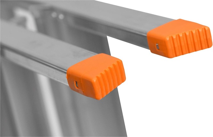 Actual product image Krause 120410 Ladder folding aluminum (Folding step, 115 cm)