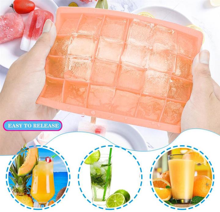 Actual product image Intirilife 2x ice cube moulds set of 2 à 24 compartments