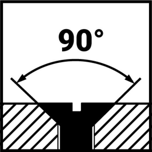 Actual product image Ruko Multi-bevel step drill TypeN M3 HSS 90deg fine (6 mm, 6.0 mm)