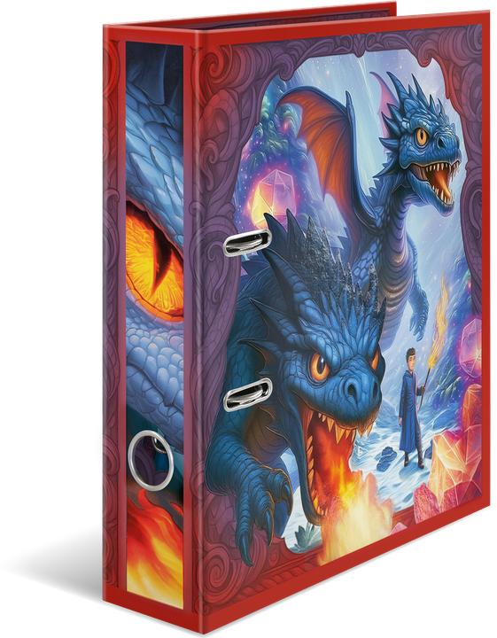 Actual product image HERMA Motiv-Ordner A4 Dragon (A4, 70 mm, 1 pcs.)