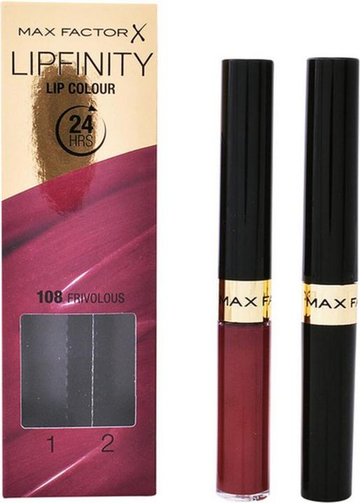 Actual product image Max Factor Lipfinity 24HRS (330 Essential Burgundy)