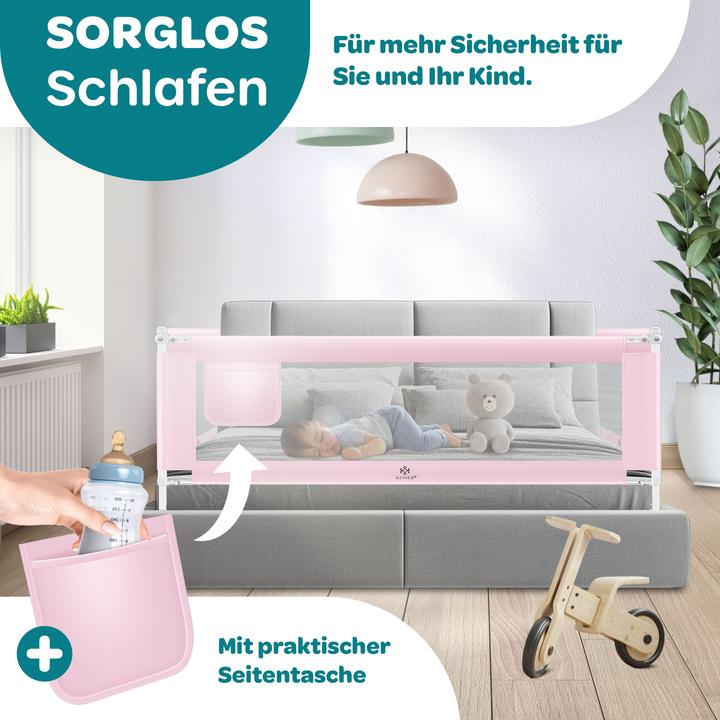 Actual product image Kesser Bed Rail 200cm Pink