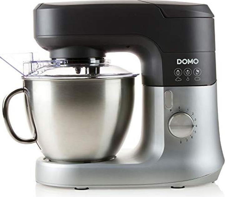 Domo Küchenmaschine Komplettset 4,5 Liter Schale DO9182KR Profi-Knetmaschine (1000 W)