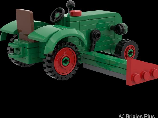 Immagine prodotto Brixies PLUS Bausatz Fendt Dieselross F28 (mit Mähbalken) Classic Club Collection