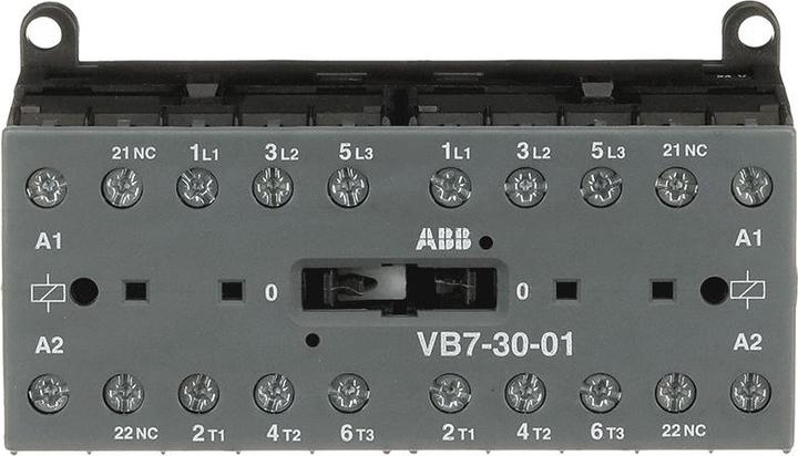 Actual product image ABB VB7-30-01 VB Power contactor / 24 V coil, 3 -pole 3 NO contacts / 20 A, reversing