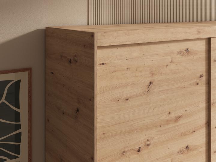 Immagine prodotto ADRK Furniture Armadio ad ante scorrevoli con specchio Hailey 160 (160 x 60 x 205 cm)