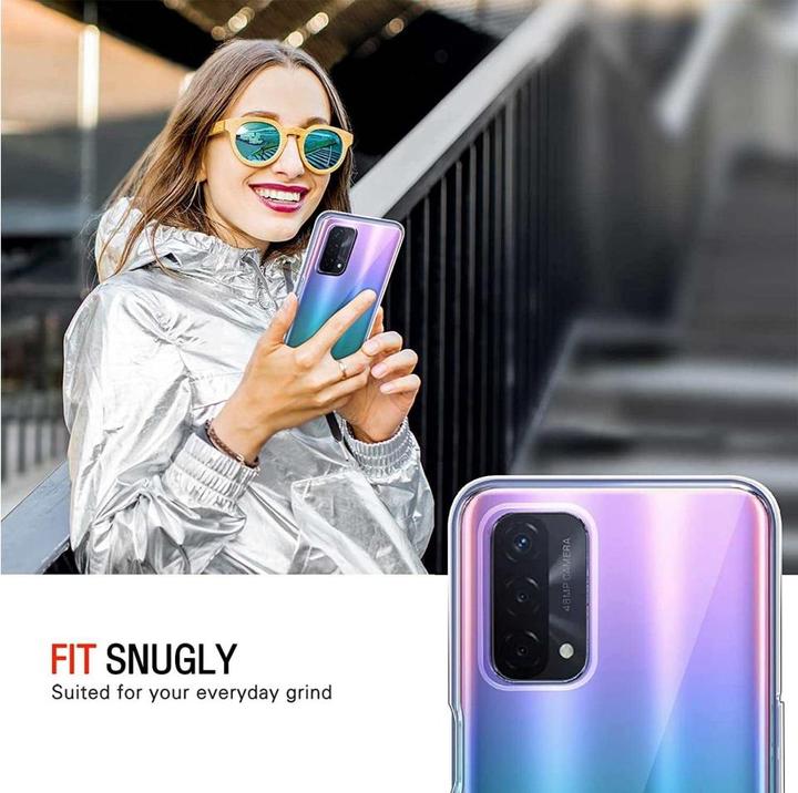 Immagine prodotto Screenguard Custodia Oppo A74 5G flessibile in TPU trasparente (Oppo A74 5G)