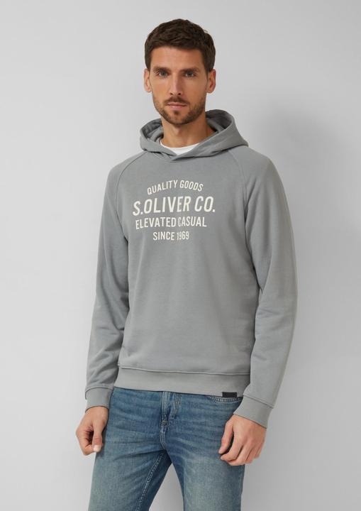 Produktbild s.Oliver Sweatshirt Sweatshirt aus Baumwollmix mit Frontprint (M)