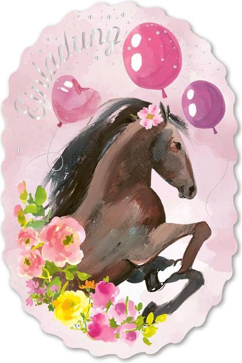 Produktbild Artebene Einladungskarte Pferd 6er Set (6 Stk.)