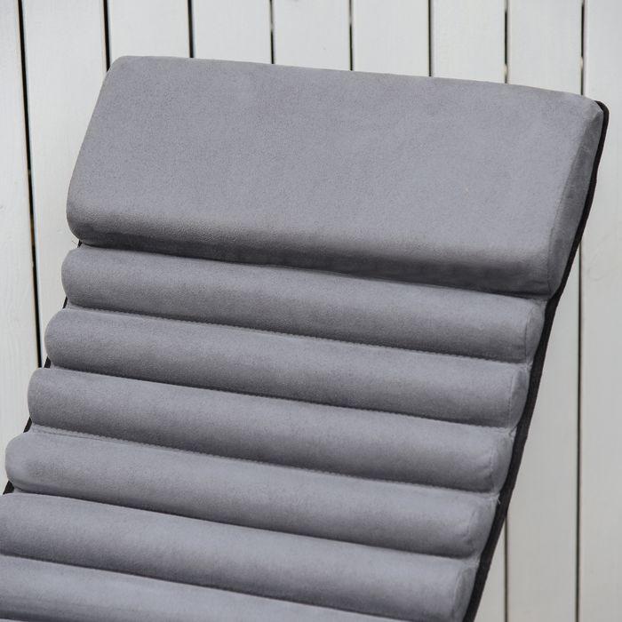 Produktbild Swisshandel24 Schaukelstuhl ergonomischer 2 In 1 Schwingsessel Gartenstuh Schaukelliege Metall Texteline kugelförm