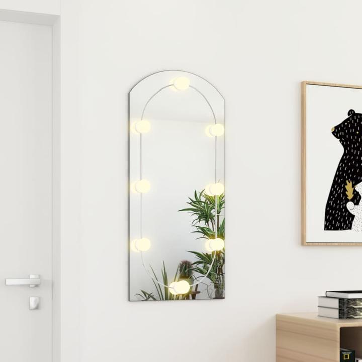 Immagine prodotto vidaXL Spiegel mit LED-Leuchte (90 x 45 cm)