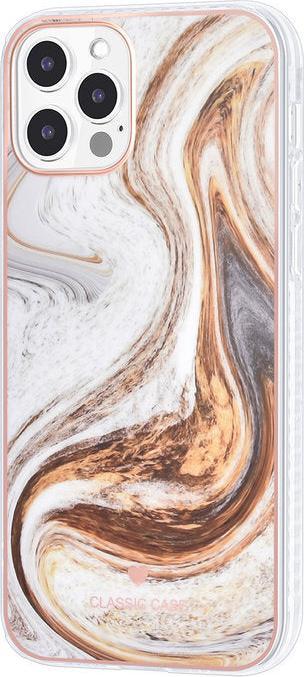 Image du produit UNIQ Accessory Handyhülle Apple iPhone 12 / 12 Pro TPU Case Braun Marmoriert No. 96 (Apple iPhone 12, Apple iPhone 12 Pro)