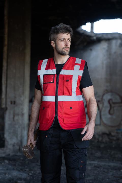 Produktbild Korntex Gefütterte Warnweste (XL)