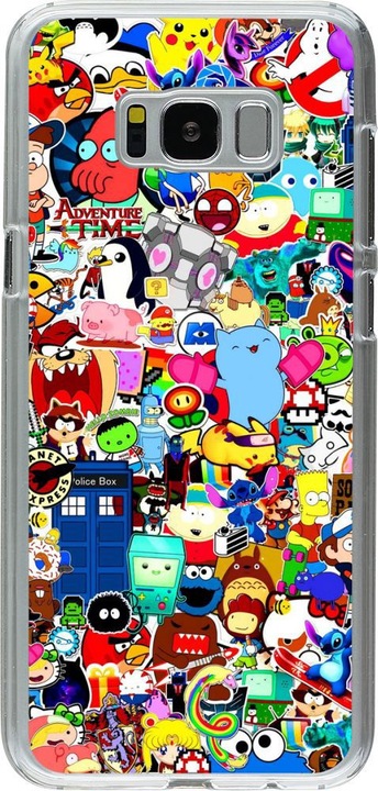 Immagine prodotto PhoneLook Copertina trasparente Cartoni animati misti (Samsung Galaxy S8+)