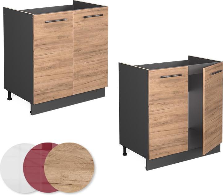 Produktbild Vicco Spülenunterschrank Fame-Line (80 x 60 x 81.5 cm)