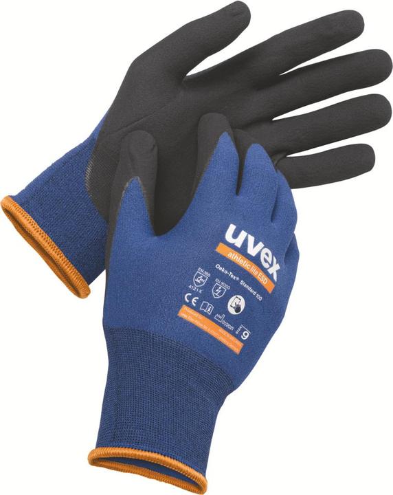 Productafbeelding Uvex Safety 60035. Type handkleding: Fabriekshandschoenen, Hoofdkleur product: Antraciet, Blauw, Doelgroep: (11)
