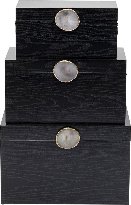 Image du produit Kare Design Box Nifty Schwarz (3/Set) (3x)