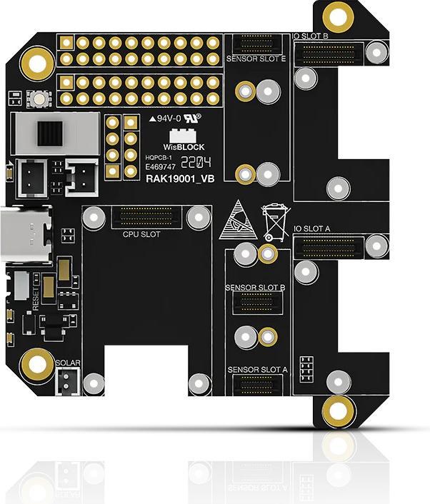 Actual product image RAK Wireless WisBlock RAK19001 Dual IO Base Board