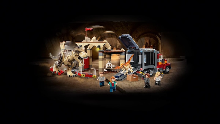 Immagine prodotto LEGO T. Rex e Atrociraptor: epidemia di dinosauri (76948, LEGO Jurassic World)