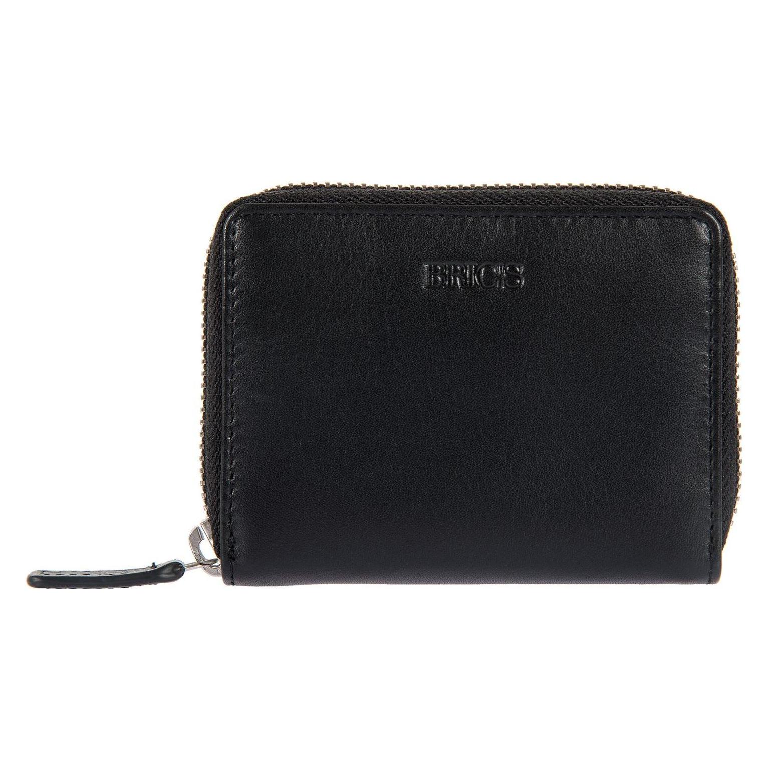 Brics, Herren, Portemonnaie, Bernina Card Holder, Schwarz