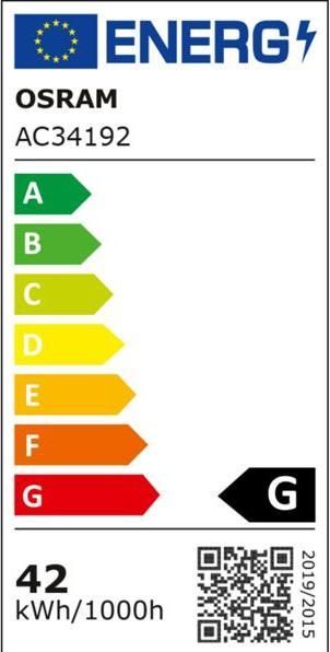 Energy Label Osram Lumilux (G10q, 3200 lm, 1 x)