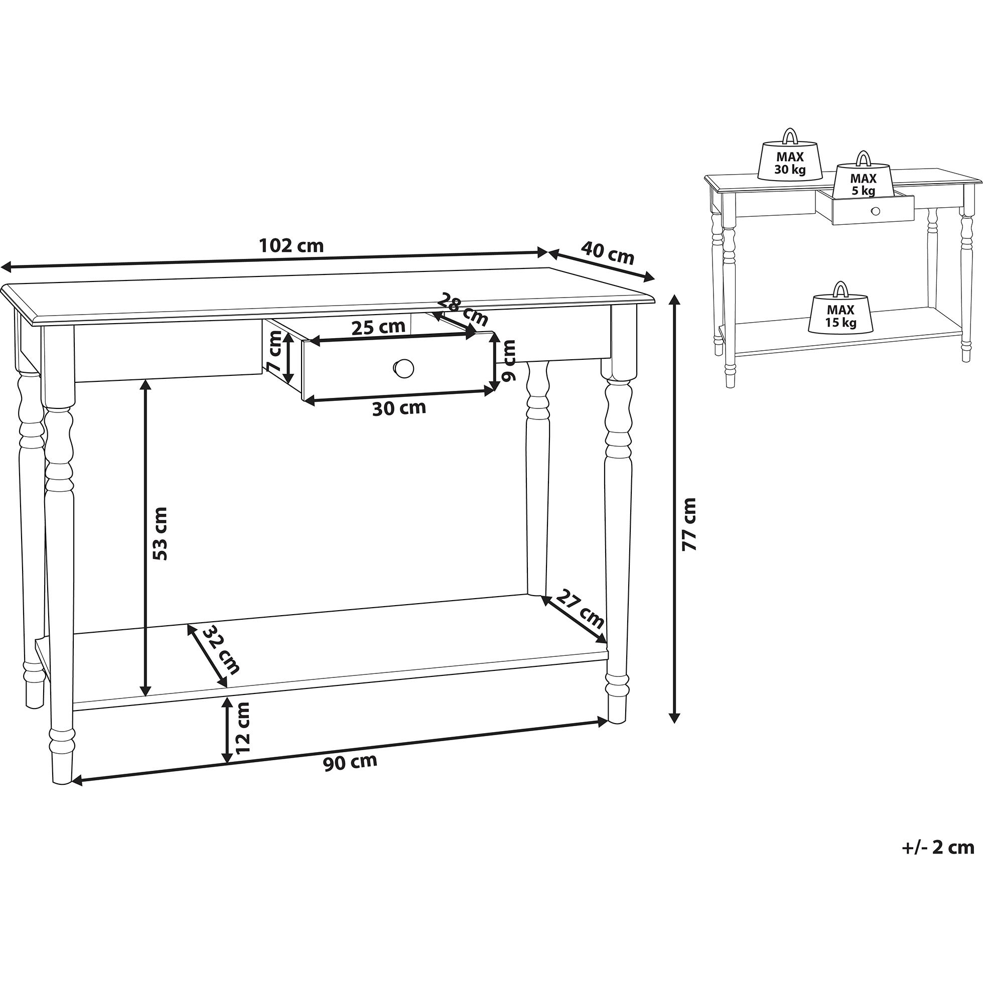 Thumbnail - Beliani, Konsolentisch, Tobago