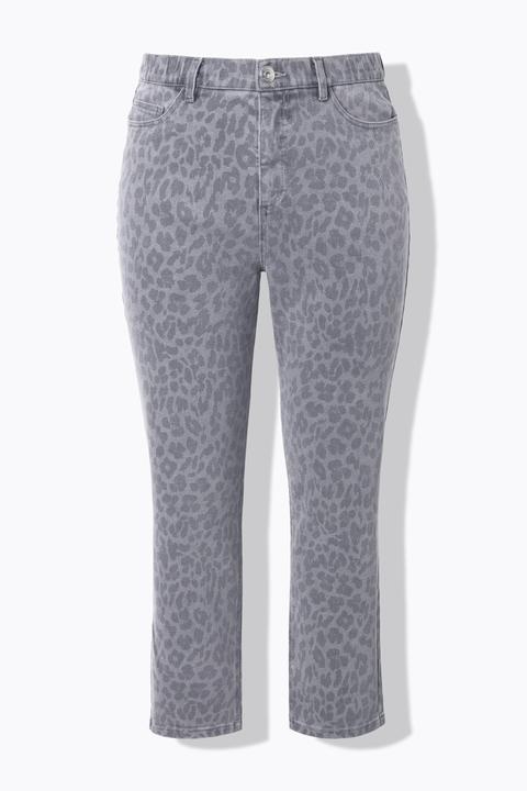 Immagine prodotto Studio Untold Mom jeans con design leopardato e cinque tasche (54)