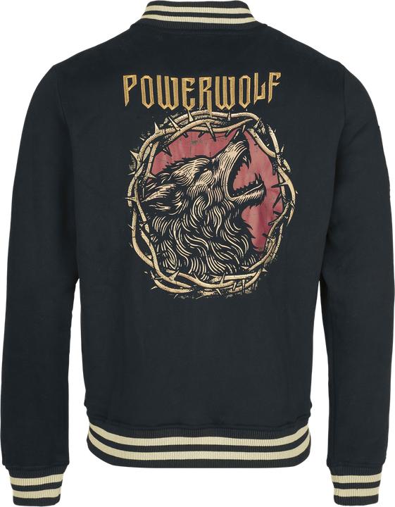 Actual product image Powerwolf Metal is Religion Varsity Jacket (M)