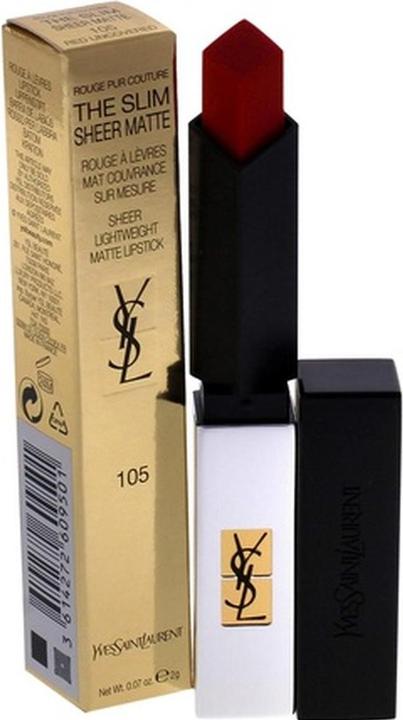 Produktbild Yves Saint Laurent Rouge Pur Couture The Slim Sheer Matte Red Undercovered 105 (105 Red Uncovered)
