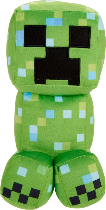 Actual product image Mattel Minecraft Charged Creeper Plush Character, 8-inch Collectible Soft Doll Inspired by the Video Game (15.90 cm)
