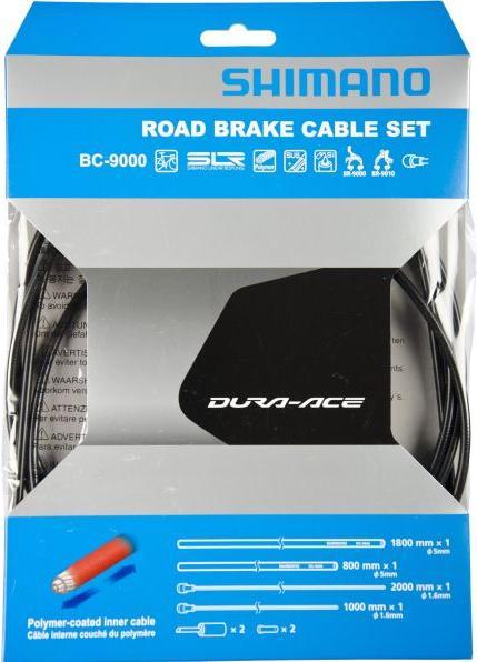 Actual product image Shimano Brake cable set Road BC-9000 polymer grey blister
