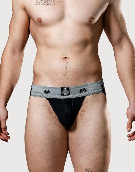 Produktbild alpina Jockstrap - Schwarz (5 cm / 2 Zoll) (M)