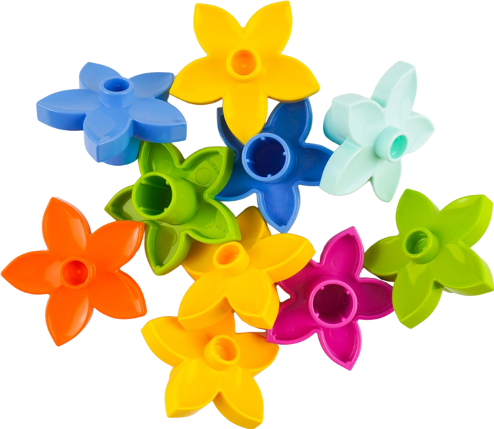 Produktbild LEGO Blumen Set Bunt Gemischt NEU! Teile 10x