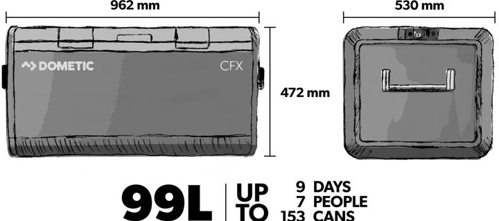 Image du produit Dometic Kühlbox CFX3 100 (99 l)