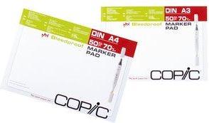 Produktbild Copic Markerblock DIN A4, 70 g-qm, 50 Blatt inkl. Farbkarte und Storyboard-Vorlage, chlorfrei gebleicht (A4, Kein Einband)