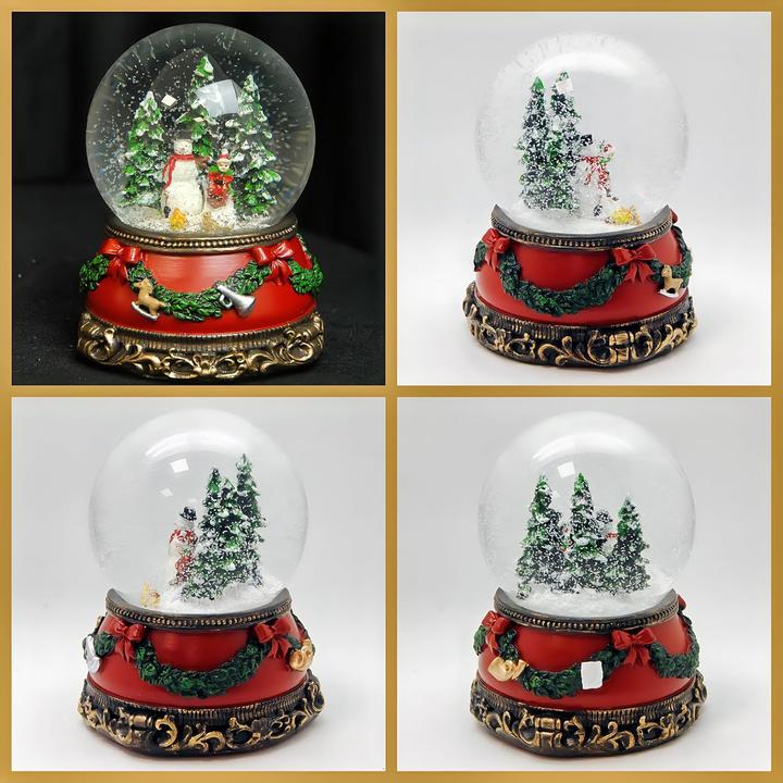 Immagine prodotto Minimum Collection Schneekugel "Schneemann und Kind"